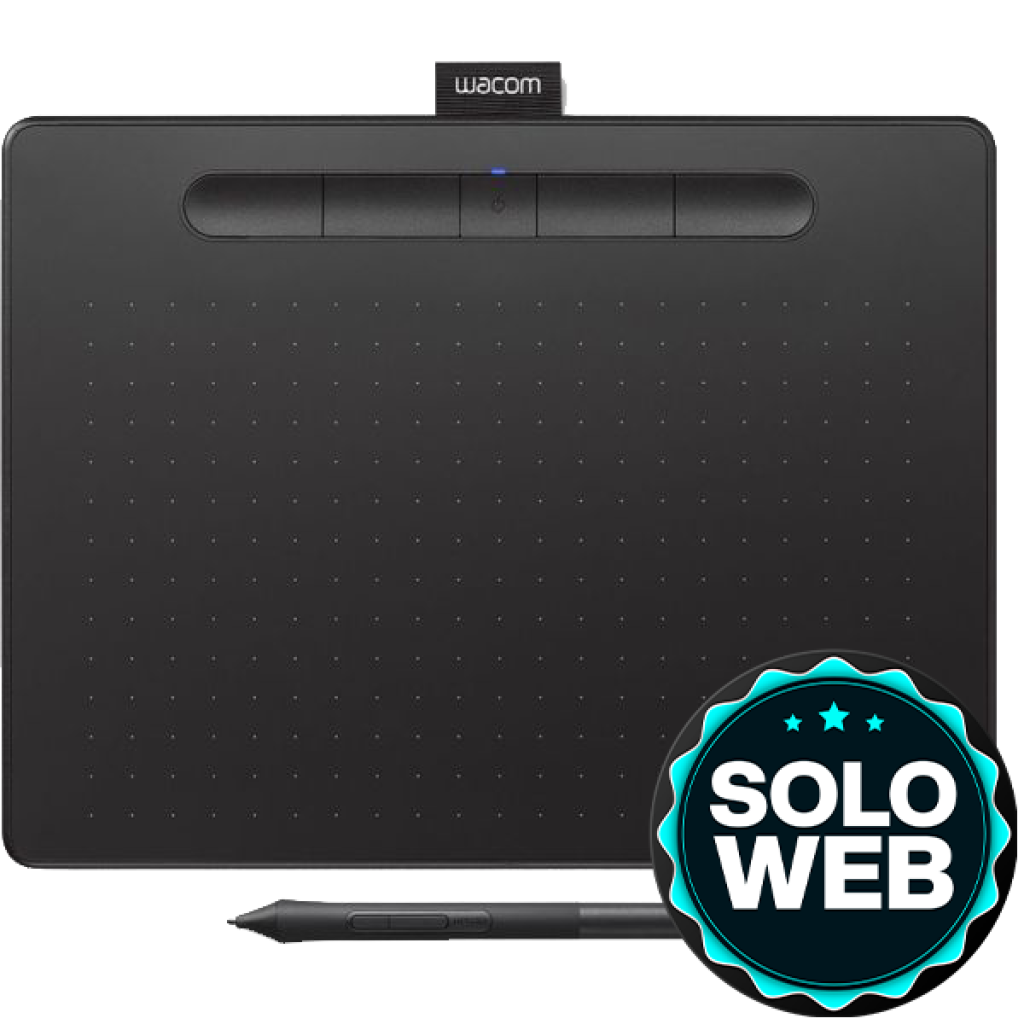 TABLETA GRAFICA WACOM INTUOS PEN MEDIUM 8.5"X5.3" CTL-6100WLK0 BT/USB/4096